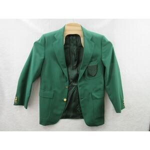 VINTAGE Merrill Lynch 1984 Bull Logo Button Blazer Sport Coat GARY SINDERBRAND